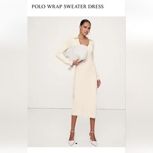 Banana Republic Cream Sheath Dress with Plunge Neckline